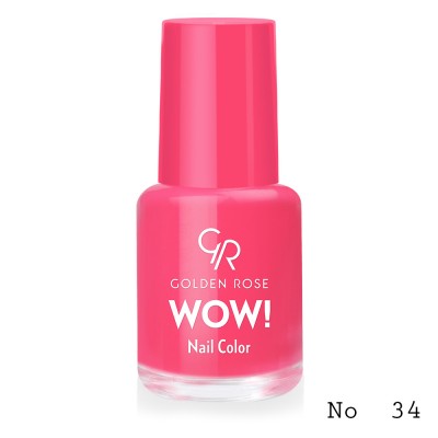 GOLDEN ROSE Wow! Nail Color 6ml-34